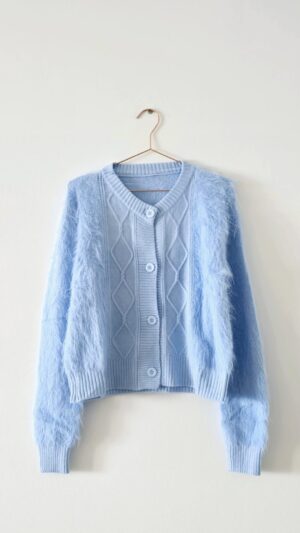 2209 Cardigan Tejido Angora Importado