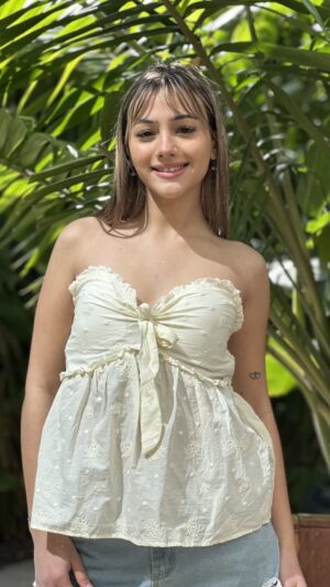 #HS230 STRAPLESS ESCOTE CORAZÓN