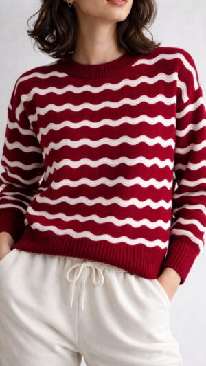 2509 Sweater Rayado Ondas